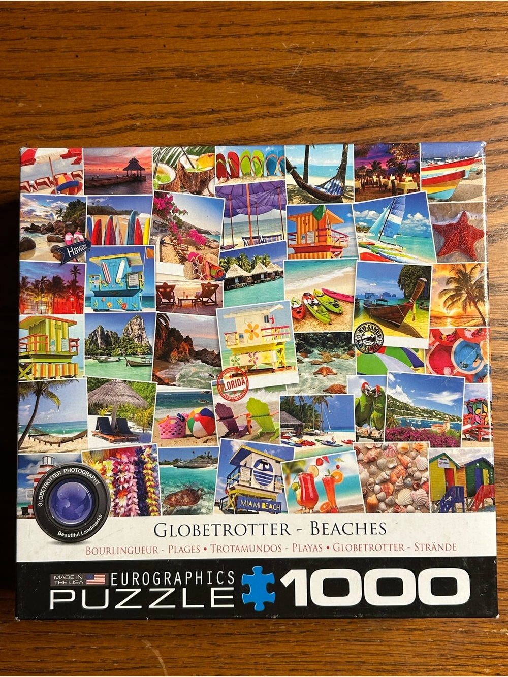 Globetrotter Beaches 1000-Piece Puzzle - by Eurographics